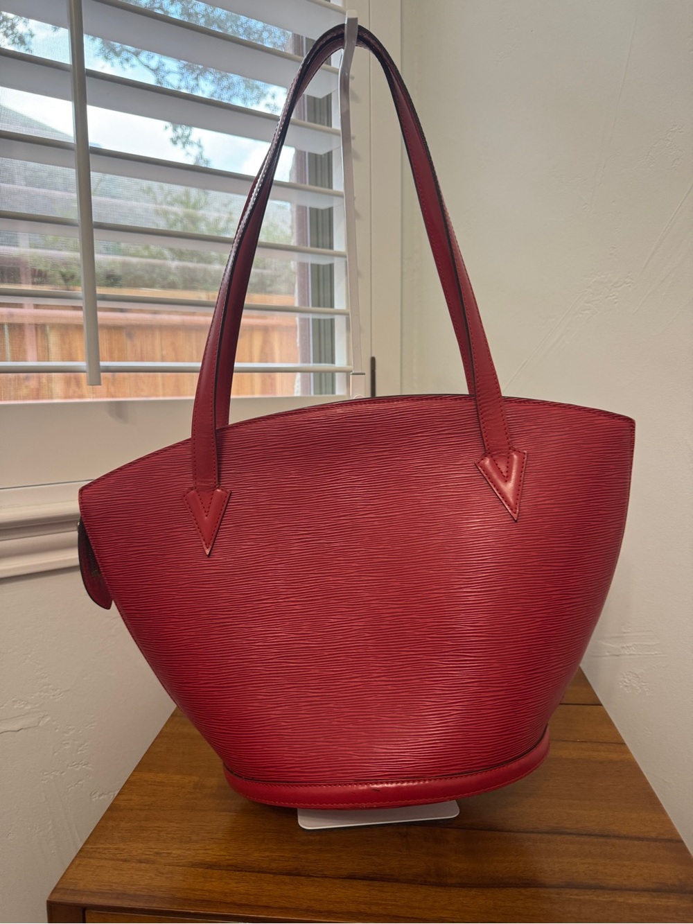 Louis Vuitton Red Epi Saint Jacques GM Bag - Picture 3 of 16